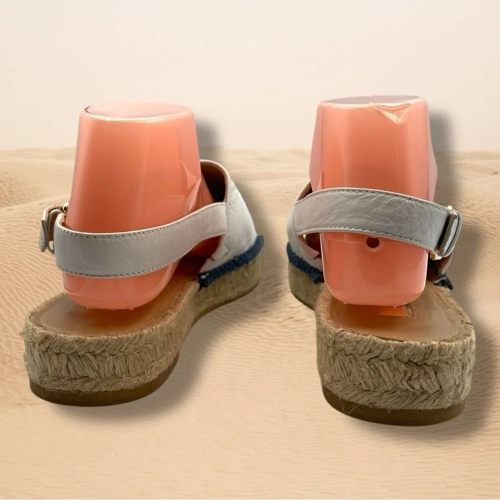 G.I.L.I. Lucinda Women's White Espadrille Sandals